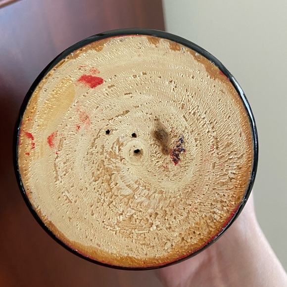 Matryoshka 5 Piece Nesting Dolls Red with Hand-Painted Flowers - Picture 4 of 8